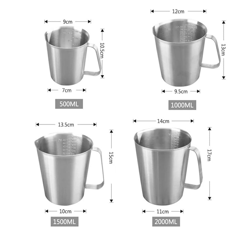 verre doseur professionnel grande capacité en acier inoxydable 304 - Prati - Kitchen