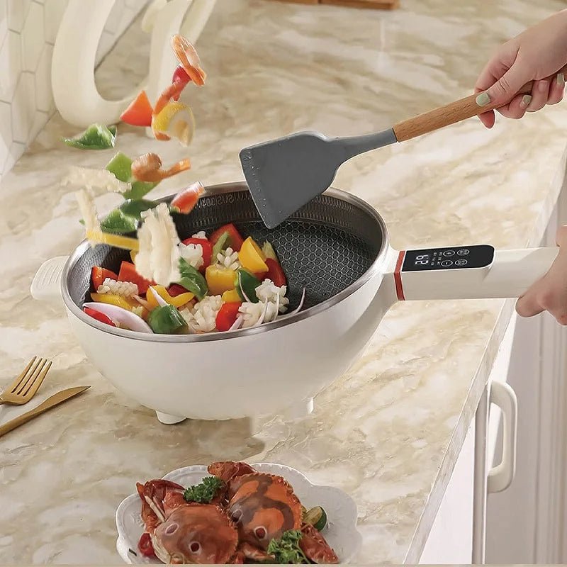Wok électrique multifonction et cuiseur vapeur - Prati - Kitchen