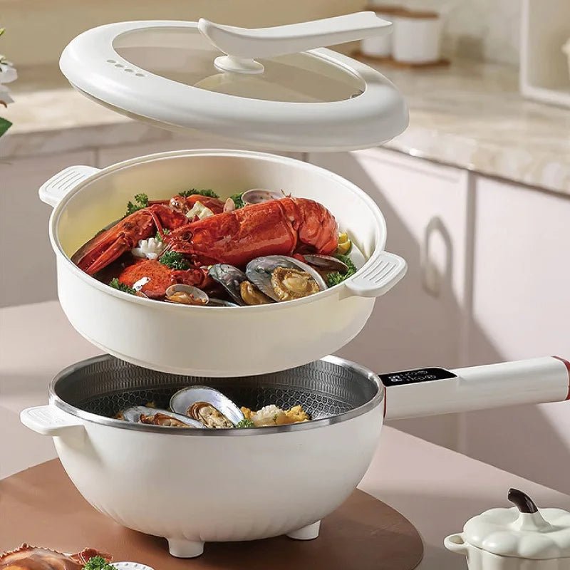 Wok électrique multifonction et cuiseur vapeur - Prati - Kitchen