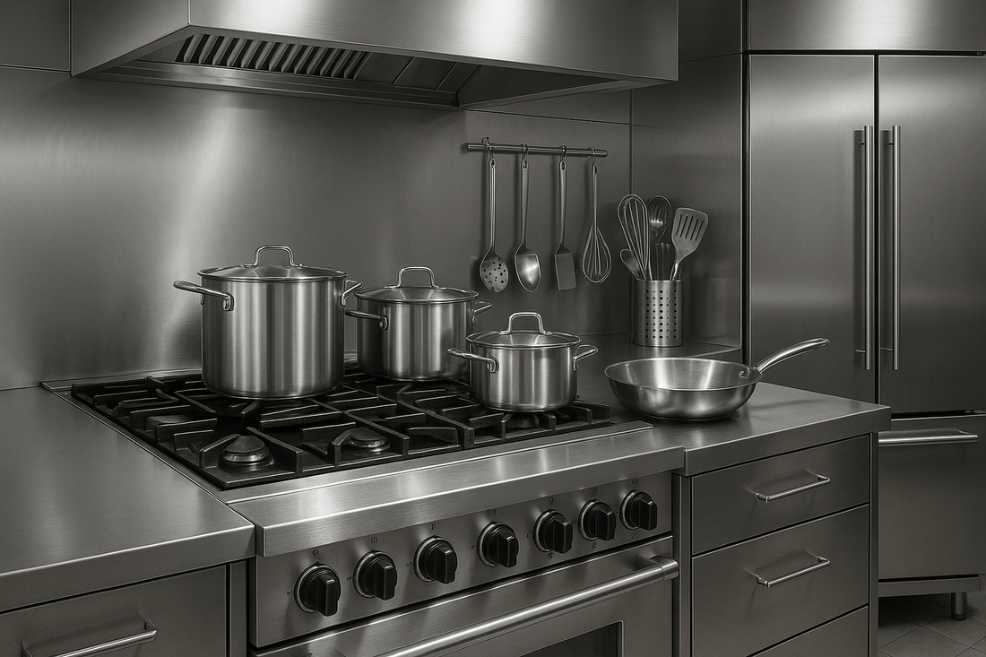 ACIER INOXYDABLE EN CUISINE : Définition, Avantage et entretien complet. - Prati-Kitchen