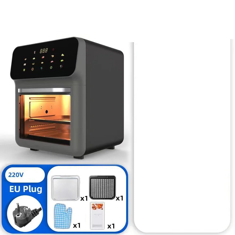 Air - fryer - four - acier - inoxydable - 10l - ces - accessoires