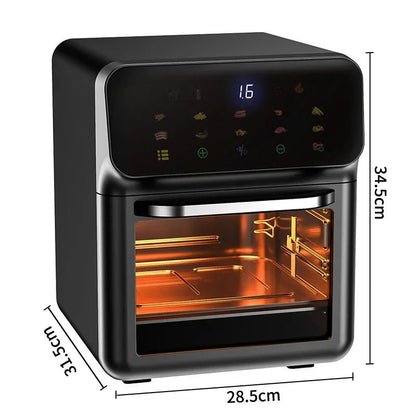 Air - fryer - four - acier - inoxydable - 10l - ces - dimensions