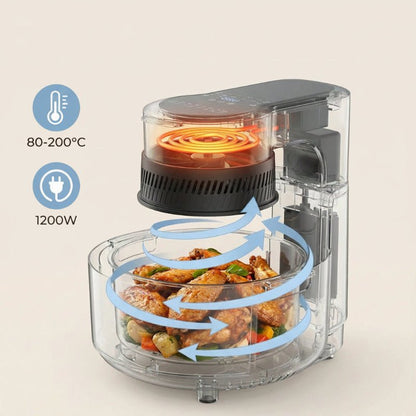 Air - fryer - four - verre - sans - huile - 8,5l - cuisson