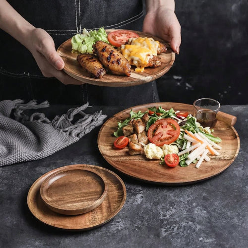 Assiette - bois - naturelle - 20cm