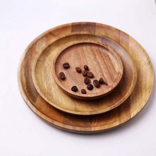 Assiette - bois - naturelle - 20cm - les - unes - sur - les - autres