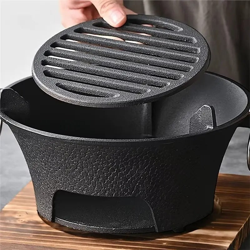 Barbecue - portable - fonte - 23cm - exposer