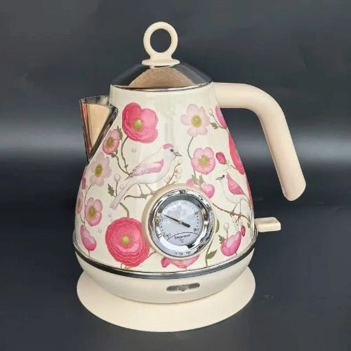 Bouilloire - inox - fleurs - 1.7l - infusions