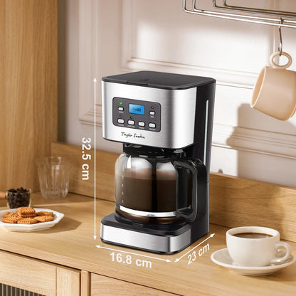 Cafetière - programmable - 10 - tasses - dimensions