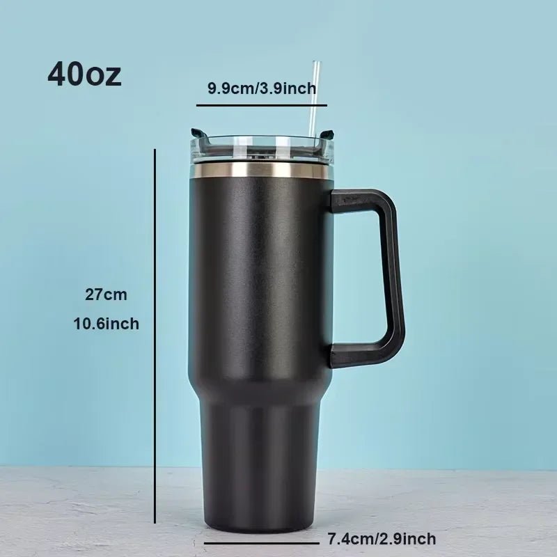 Mug - isotherme - en - acier -inoxydable - avec - paille - avec - dimensions