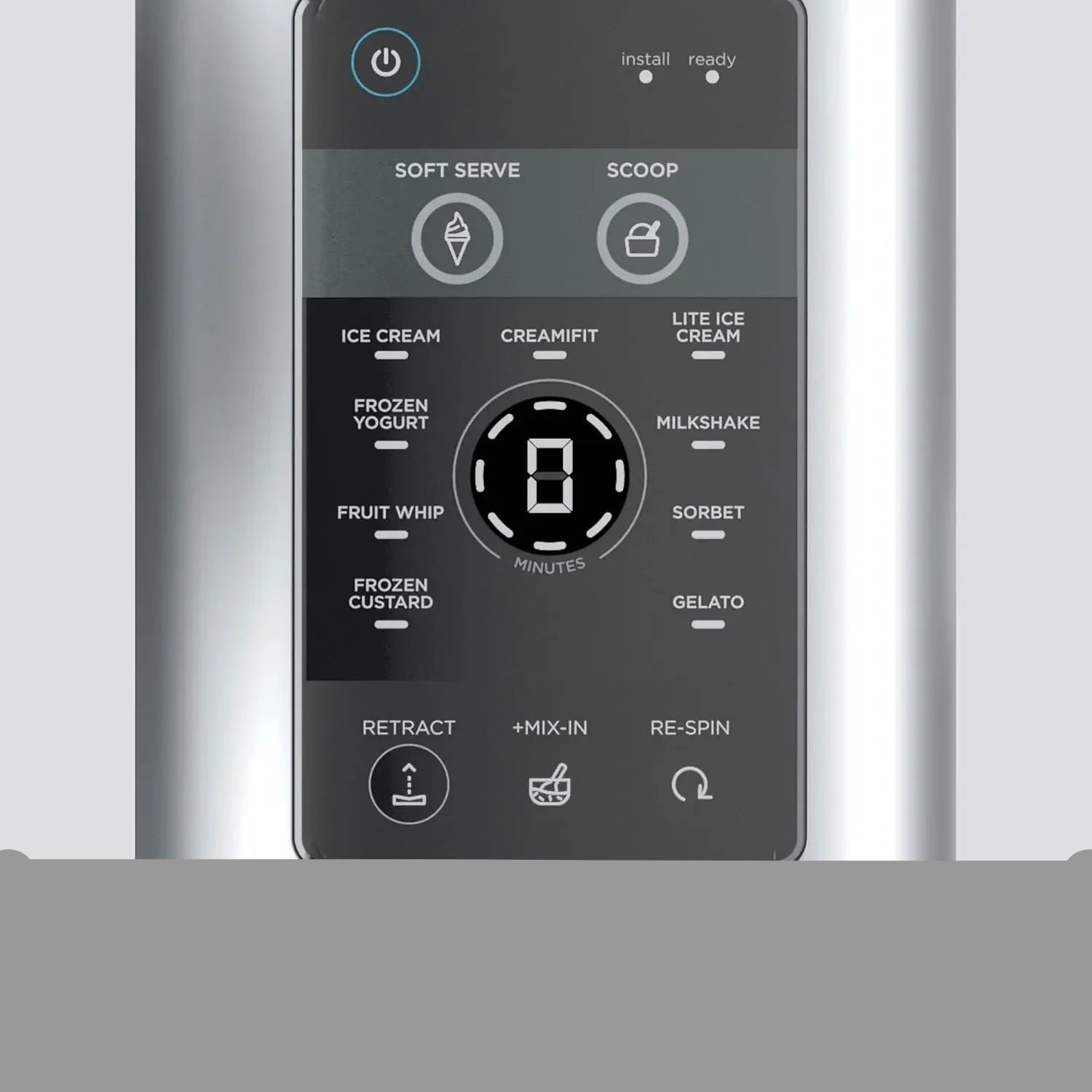 Ninja - CREAMI - 13-en-1 - machine -glace - sorbet - gris - interface