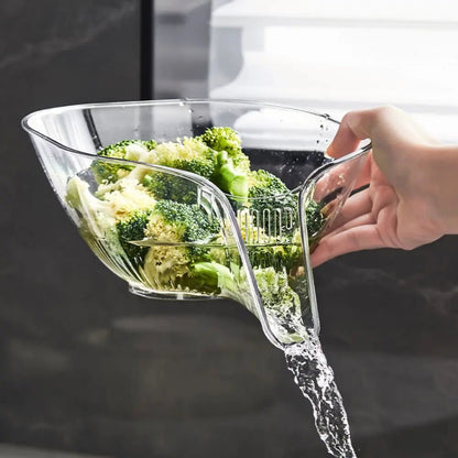 Passoire de lavage universel : vidant l'eau des légumes