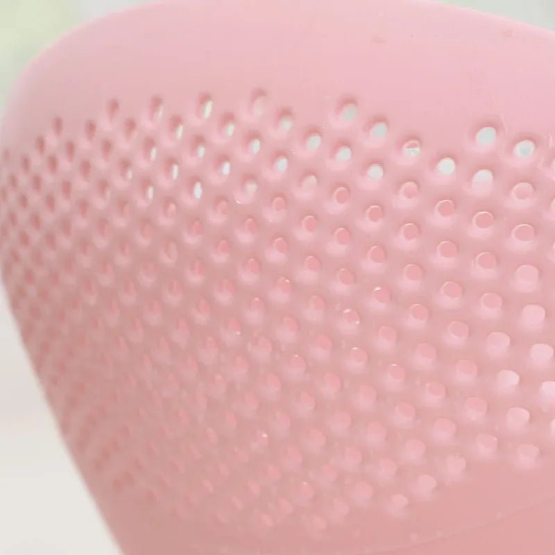 Passoire multifonctions avec bol de lavage : trous 
