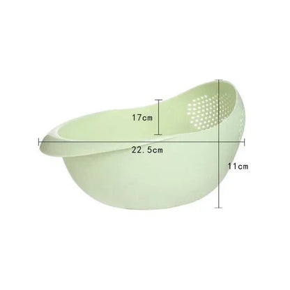 Passoire multifonctions avec bol de lavage : vert tailles