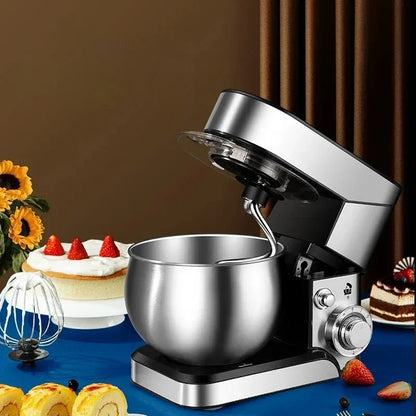 Robot - pâtissier  - acier - inoxydable - 5l - différents - gâteaux -
