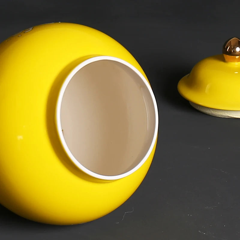 pot de stockage vintage