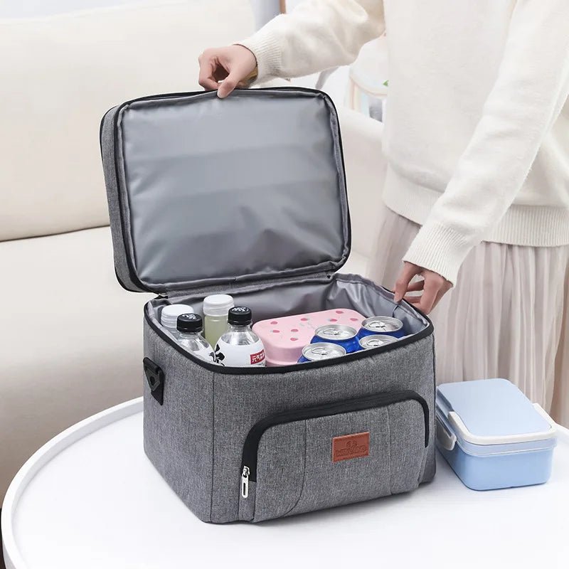 Sac - repas - isotherme - gris - étanche - sac - organiser