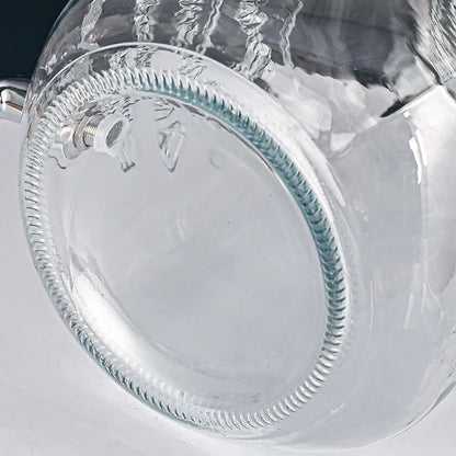 distributeur de boisson en verre avec robinet