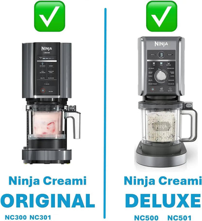 Sorbetière - ninja - CREAMI - deluxe - nc501eu - argenté - 10-en-1