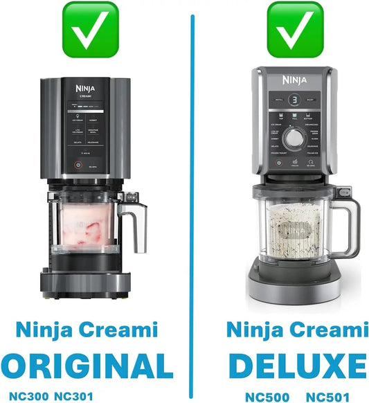 Sorbetière - ninja - CREAMI - deluxe - nc501eu - argenté - 10-en-1