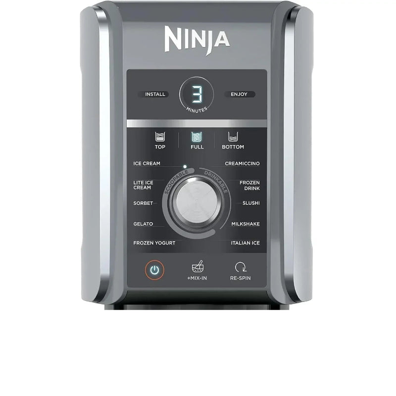 Sorbetière - ninja - CREAMI - deluxe -nc501eu - argenté - 10-en-1 - interface