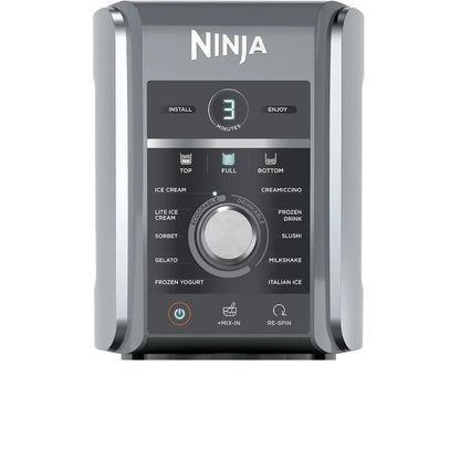 Sorbetière - ninja - CREAMI - deluxe -nc501eu - argenté - 10-en-1 - interface