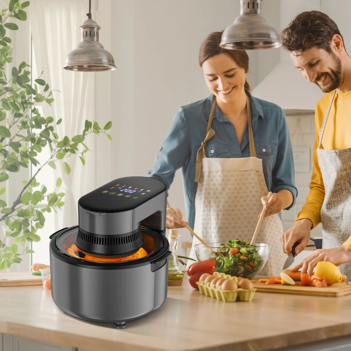 Air Fryer Connecté SMART 5,5L | L'Air Fryer Qui Cuisine Pour Vous - Prati - Kitchen