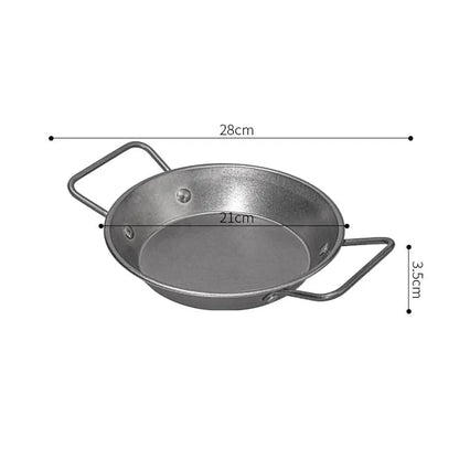 assiette vintage en inox industriel - Prati - Kitchen