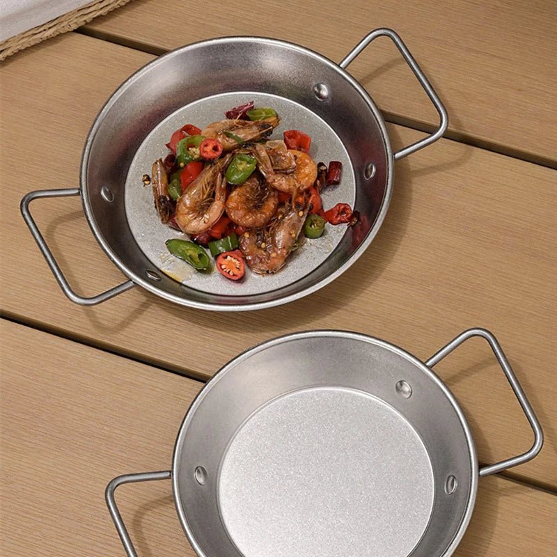 assiette vintage en inox industriel - Prati - Kitchen