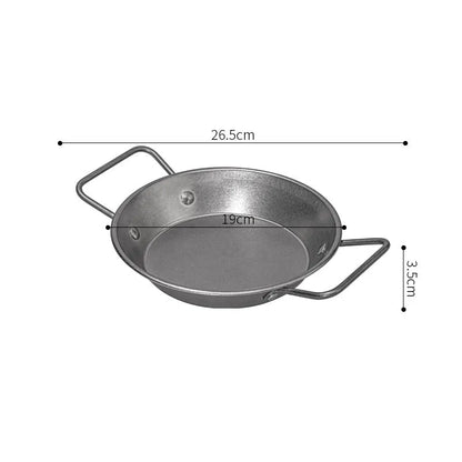 assiette vintage en inox industriel - Prati - Kitchen