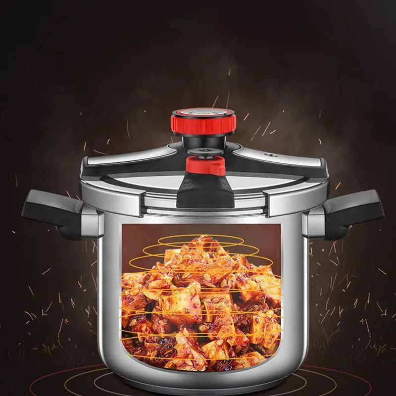 Autocuiseur Pro Inox 304 4L/6L/8L à Induction | Contrôle 3 Niveaux de Pression | Sécurité Garantie - Prati - Kitchen