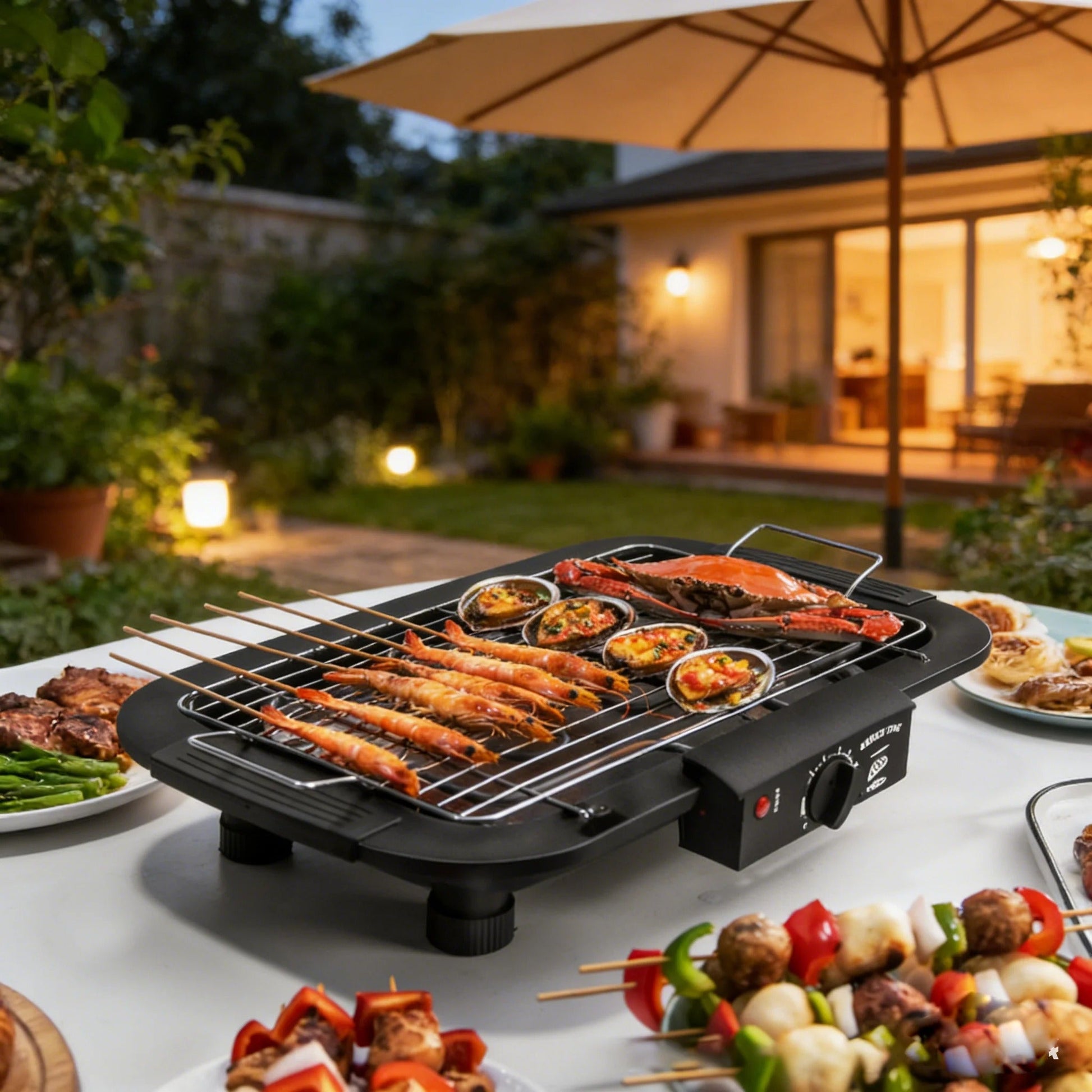 Barbecue gril électrique 2000w acier inoxydable 18/10 - Prati - Kitchen