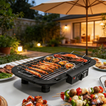 Barbecue gril électrique 2000w acier inoxydable 18/10 - Prati - Kitchen