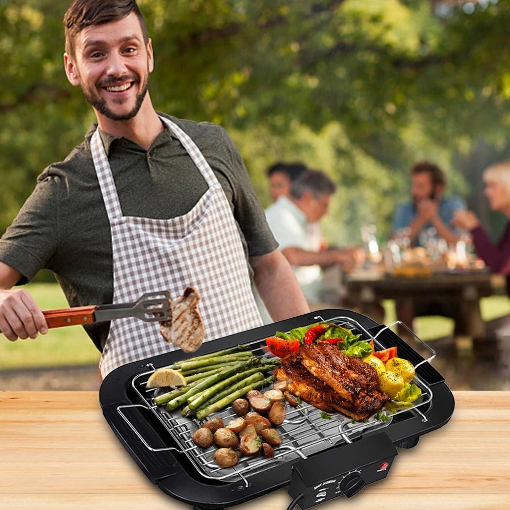 Barbecue gril électrique 2000w acier inoxydable 18/10 - Prati - Kitchen