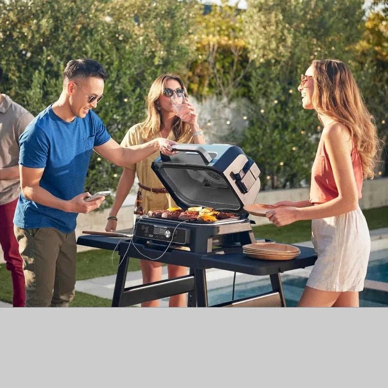 barbecue Ninja Woodfire Pro XL 7 en 1 - gril extérieur et fumoir électrique - Prati - Kitchen