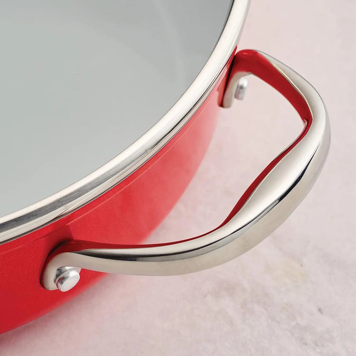 BATTERIE DE CUISINE 10 PIÈCES Céramique Antiadhésive Ultra - Durable | Aluminium Calibre Lourd | Lave - Vaisselle et Induction - Prati - Kitchen