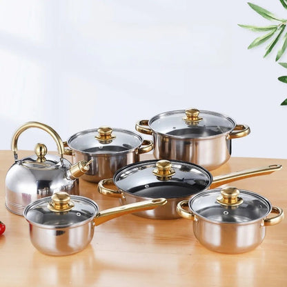 batterie de cuisine en inox - Prati - Kitchen