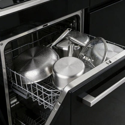 Batterie de cuisine inox 10 pièces - Prati-Kitchen