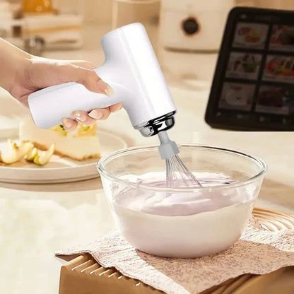 Batteur à main électrique sans fil | Chargement USB | Blanc - Prati - Kitchen