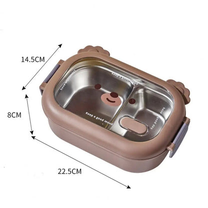 boîte déjeuner isotherme INOX 304 Anti - Fuite - 2 Compartiments pour Adultes et Enfants - Prati - Kitchen