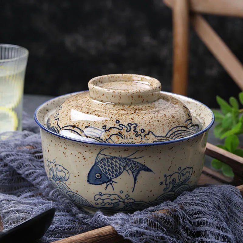 bol à ramen en céramique avec couvercle - Prati - Kitchen