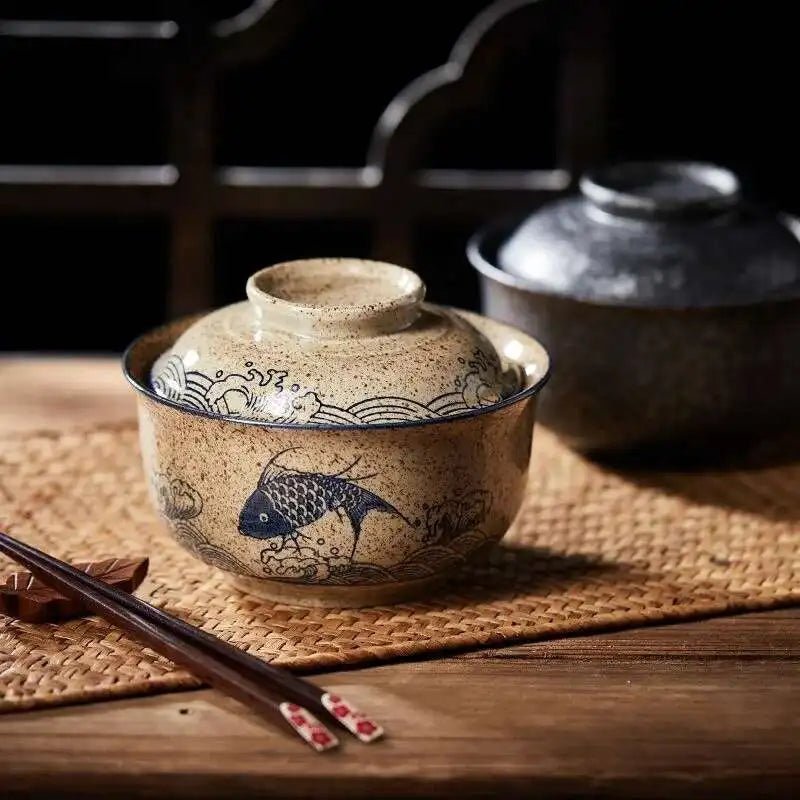 bol à ramen en céramique avec couvercle - Prati - Kitchen