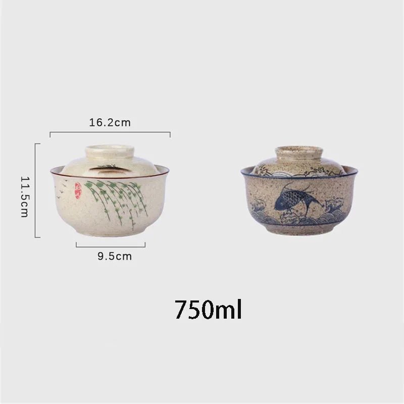 bol à ramen en céramique avec couvercle - Prati - Kitchen