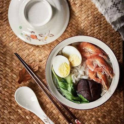 bol à ramen en céramique avec couvercle - Prati - Kitchen