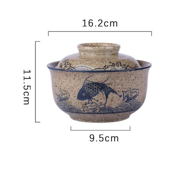 bol à ramen en céramique avec couvercle - Prati - Kitchen