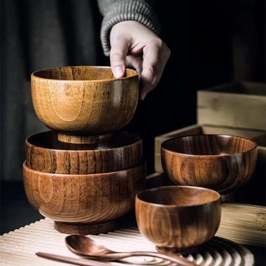 bol en bois de jujube artisanal | vaisselle écologique faite main - Prati - Kitchen