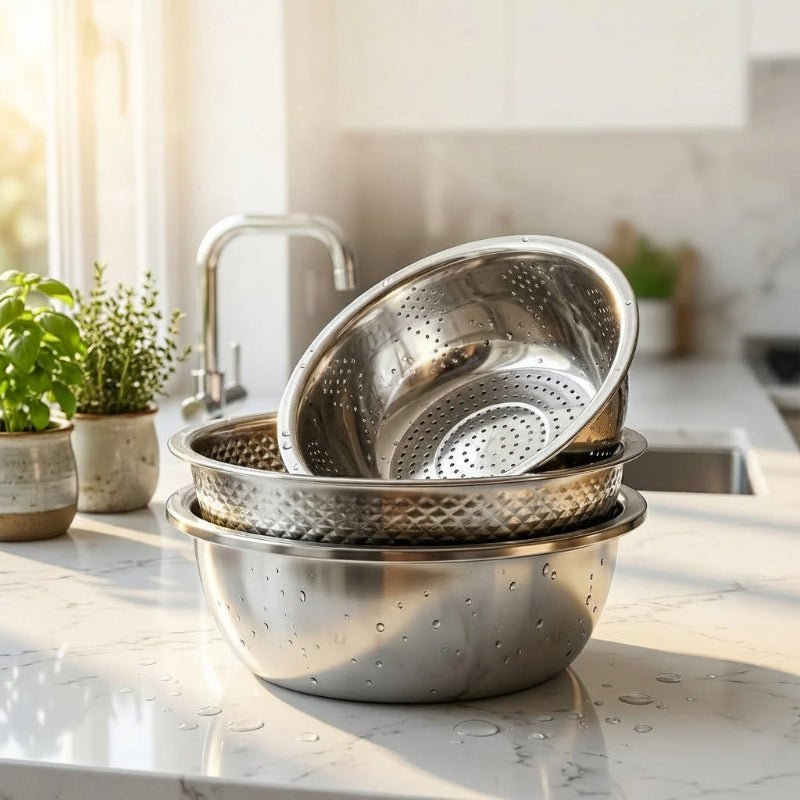 Bol passoire acier inoxydable - Prati-Kitchen