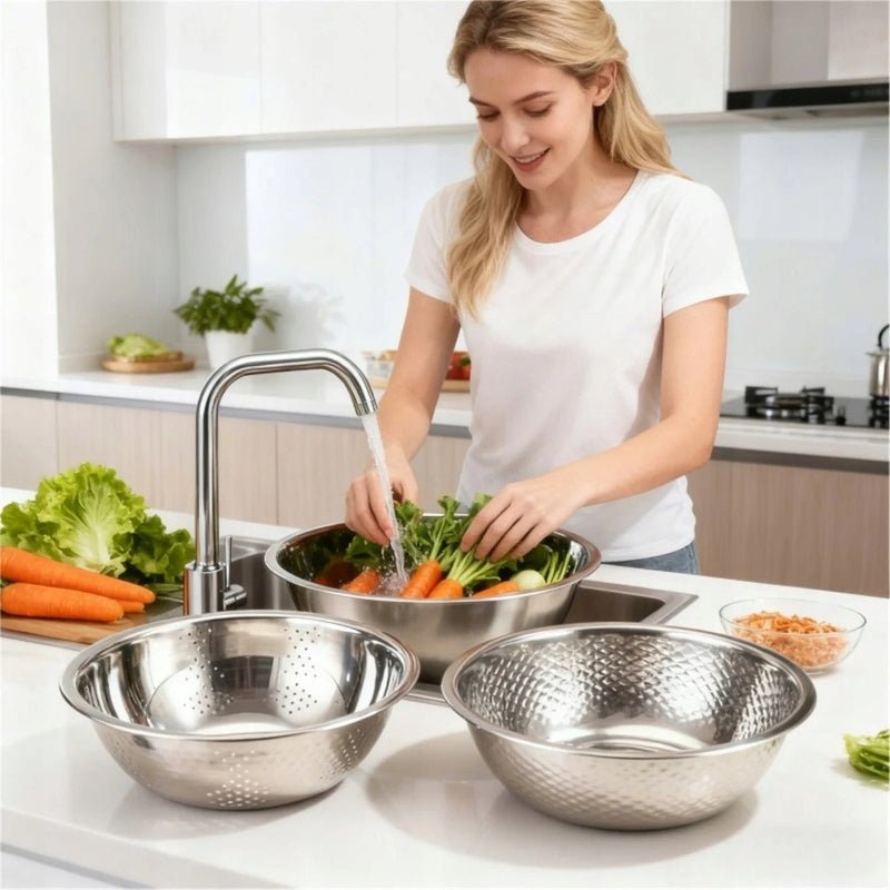 Bol passoire acier inoxydable - Prati-Kitchen