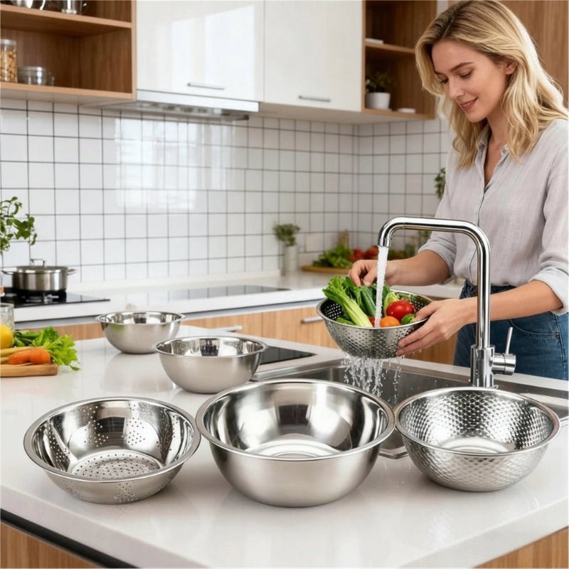Bol passoire acier inoxydable - Prati-Kitchen