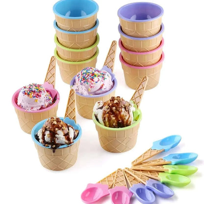 bols à crème glacée et cuillères assorties pour enfants - Prati - Kitchen