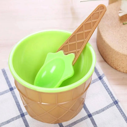 bols à crème glacée et cuillères assorties pour enfants - Prati - Kitchen